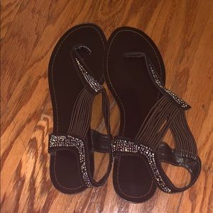 sparkly sandals